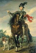 Peter Paul Rubens Equestrian portrait of king Sigismund III Vasa Spain oil painting artist